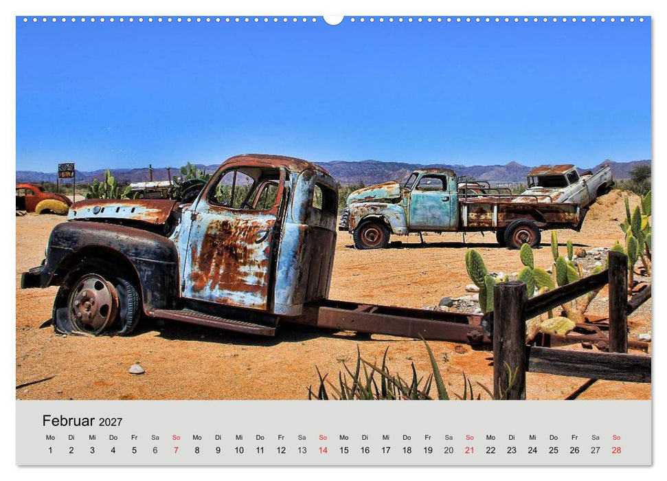 Rostige Autos. Faszination U.S. Wracks (CALVENDO Wandkalender 2027)