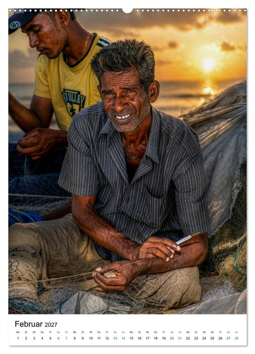 Erlebe Sri Lanka – Die Menschen hinter der Magie (CALVENDO Wandkalender 2027)