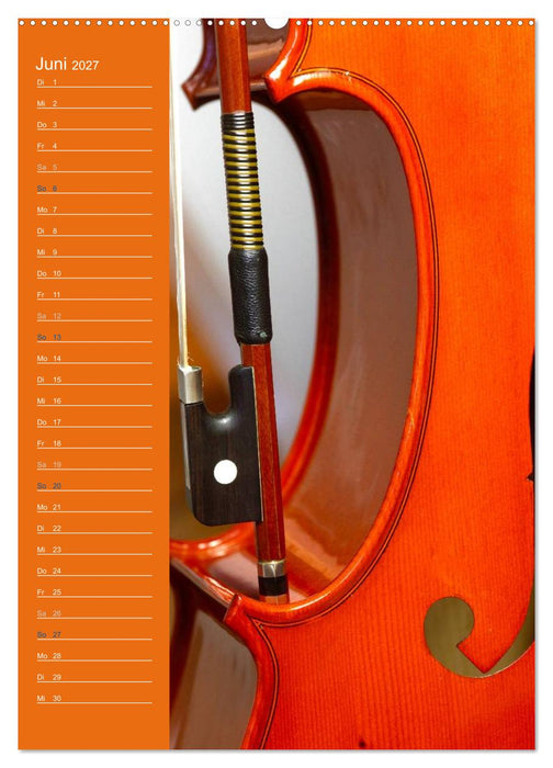 Geliebtes Cello (CALVENDO Premium Wandkalender 2027)