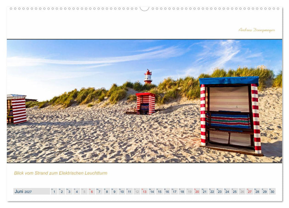 PANORAMA - Ostfriesische Inseln (CALVENDO Wandkalender 2027)