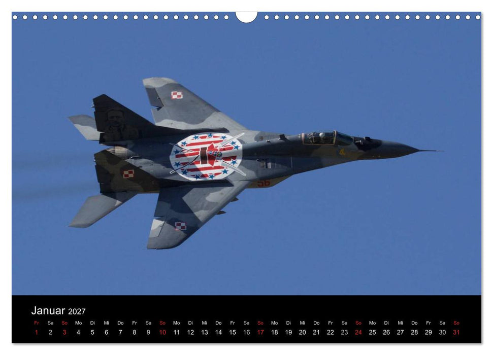 Militärflugzeuge 2027 (CALVENDO Wandkalender 2027)
