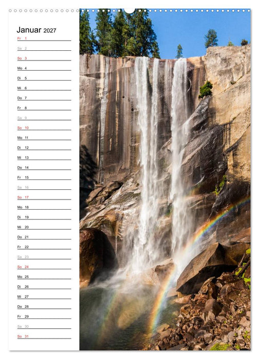 Faszination Wasserfall (CALVENDO Premium Wandkalender 2027)