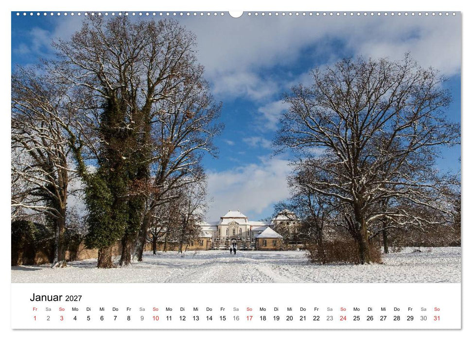 Fasanerie - schönstes Barockschloss Hessens (CALVENDO Wandkalender 2027)