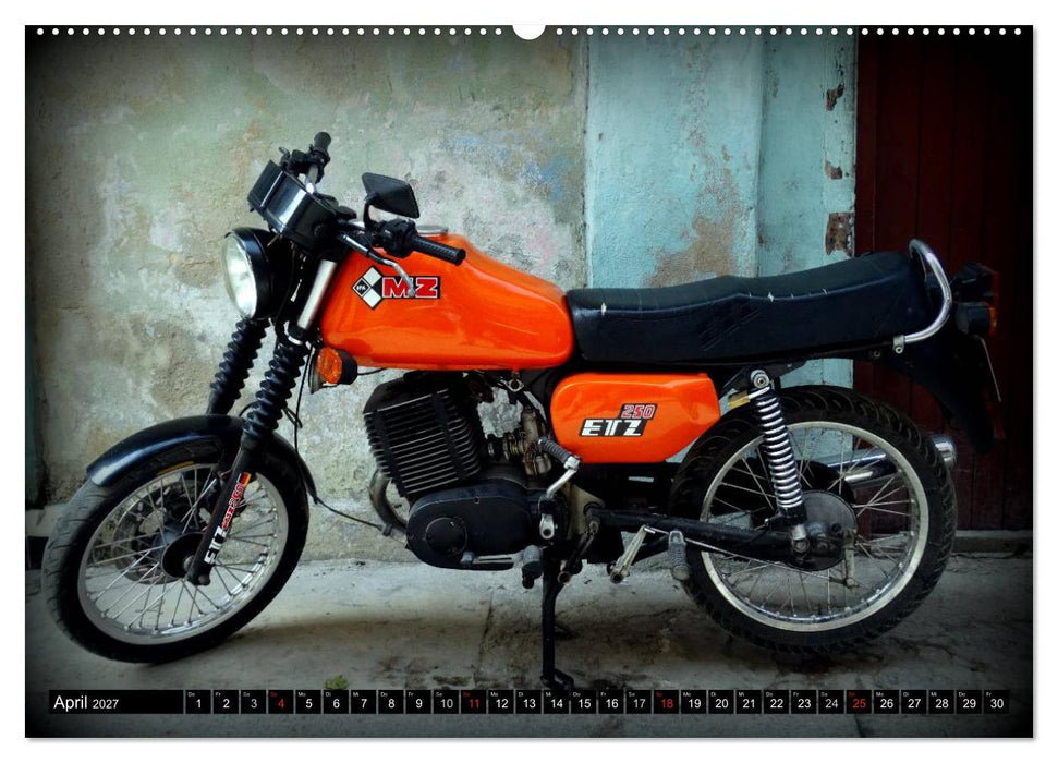Motorrad-Legenden - MZ (CALVENDO Premium Wandkalender 2027)