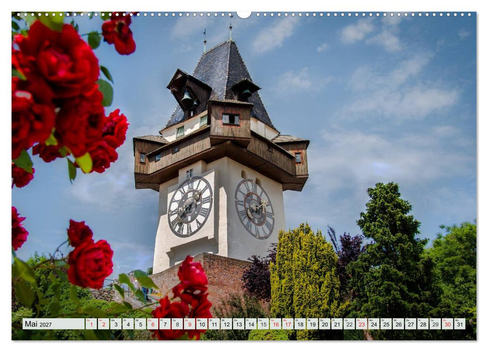Wien und Graz. Österreichs Perlen (CALVENDO Wandkalender 2027)