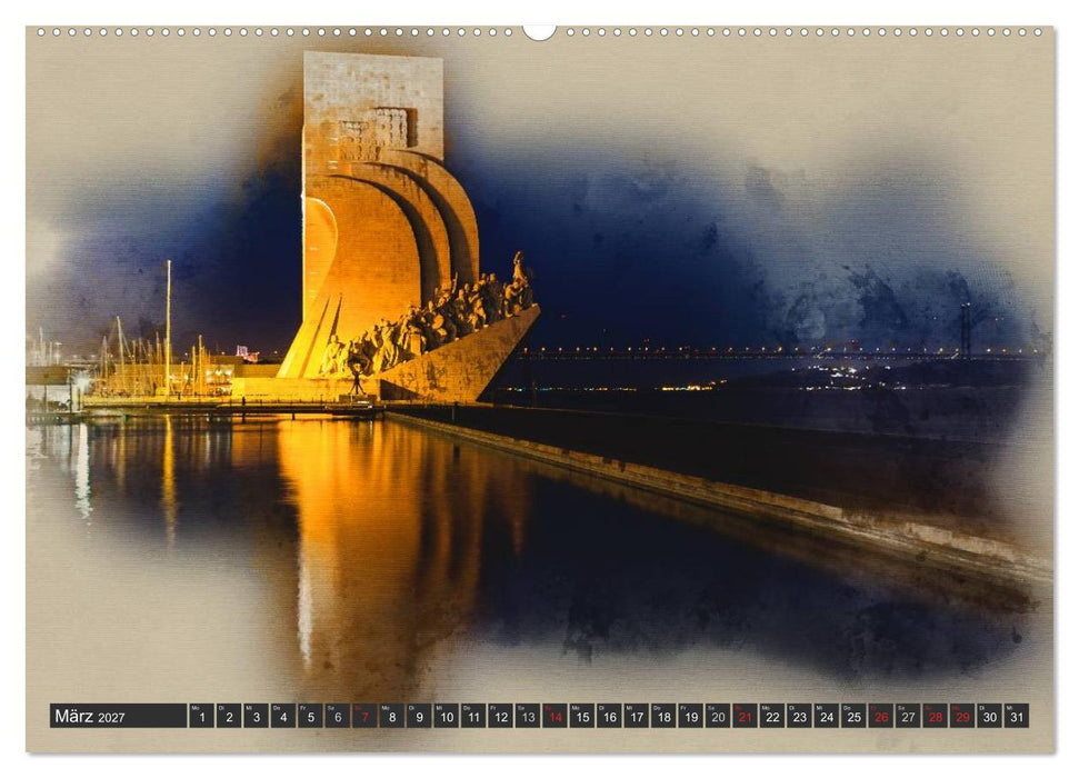 Traumhaftes Lissabon (CALVENDO Premium Wandkalender 2027)