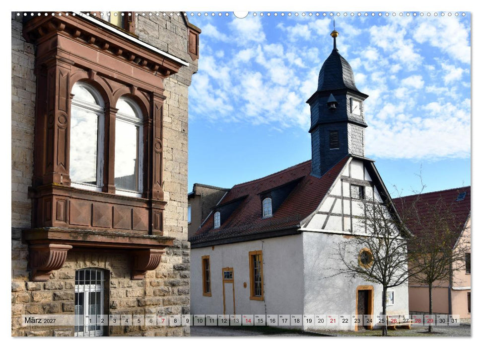 Wunderbares Thüringen - besondere Dorfkirchen (CALVENDO Wandkalender 2027)