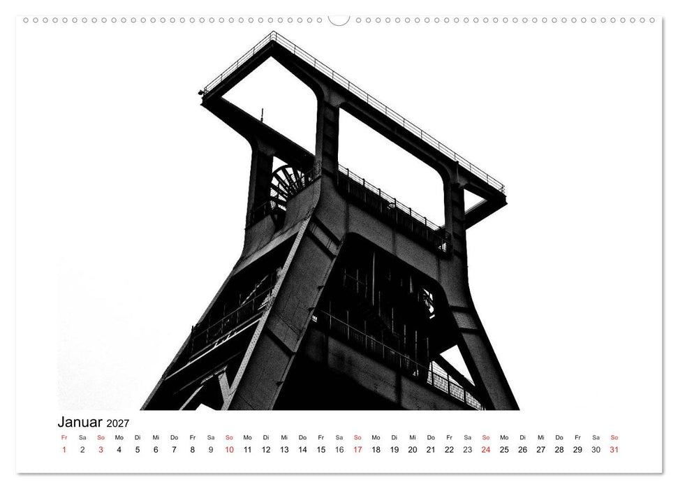 Bochum Black and White (CALVENDO Premium Wandkalender 2027)