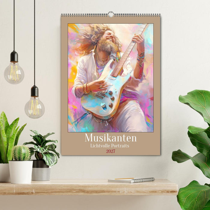 Musikanten - Lichtvolle Portraits (CALVENDO Wandkalender 2027)