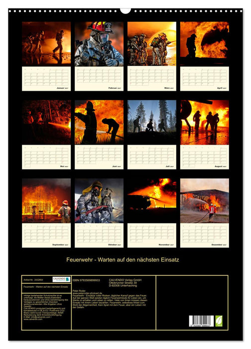 Feuerwehr - Warten auf den nächsten Einsatz (CALVENDO Wandkalender 2027)