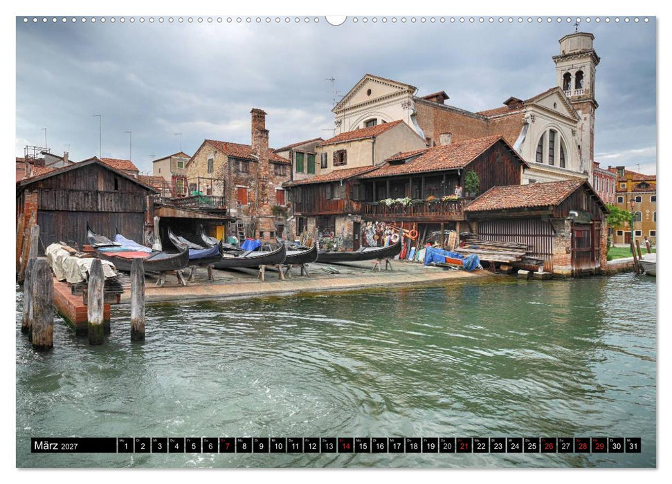 Venedig - Der andere Blick (CALVENDO Premium Wandkalender 2027)