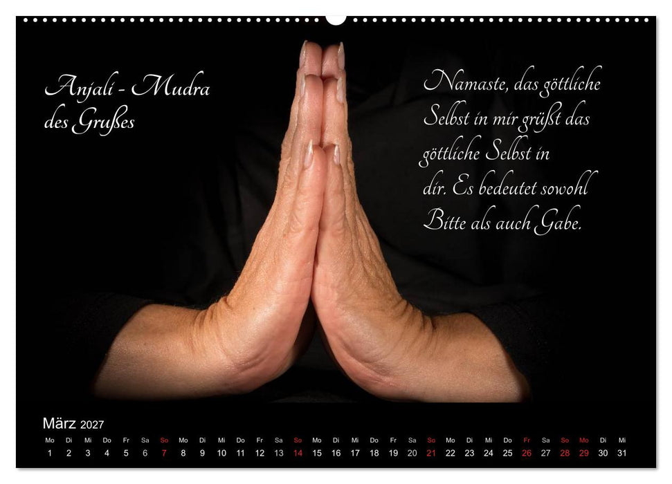 Mudras / 2027 (CALVENDO Premium Wandkalender 2027)