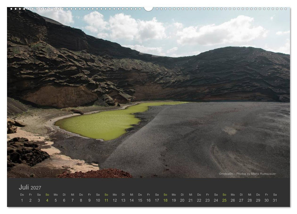 Vulkaninsel – Lanzarote (CALVENDO Premium Wandkalender 2027)