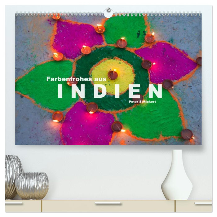 Farbenfrohes aus Indien (CALVENDO Premium Wandkalender 2027)