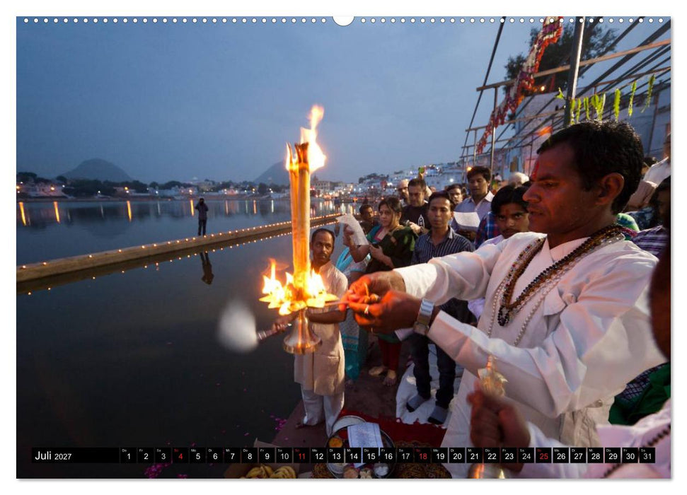 Farbenfrohes aus Indien (CALVENDO Premium Wandkalender 2027)