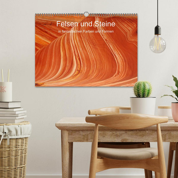 Felsen und Steine in fantastischen Farben und Formen (CALVENDO Wandkalender 2027)