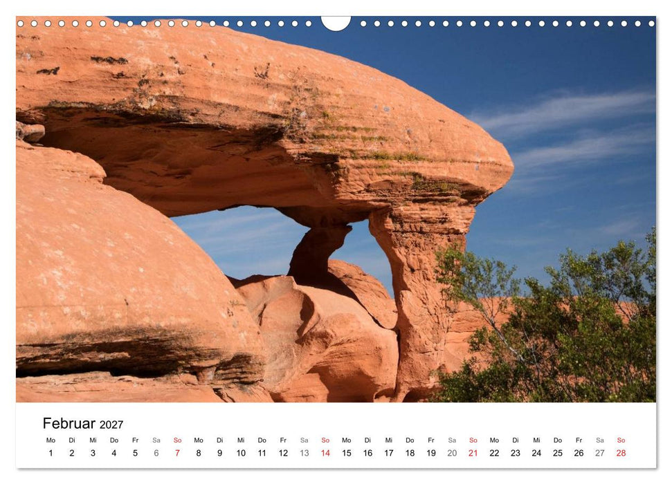 Felsen und Steine in fantastischen Farben und Formen (CALVENDO Wandkalender 2027)