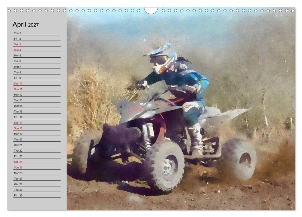 Enduro Racing (CALVENDO Monthly Calendar 2027)