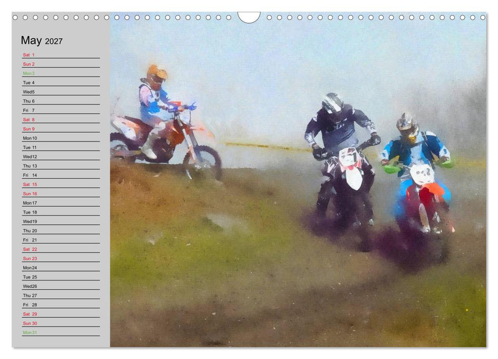 Enduro Racing (CALVENDO Monthly Calendar 2027)