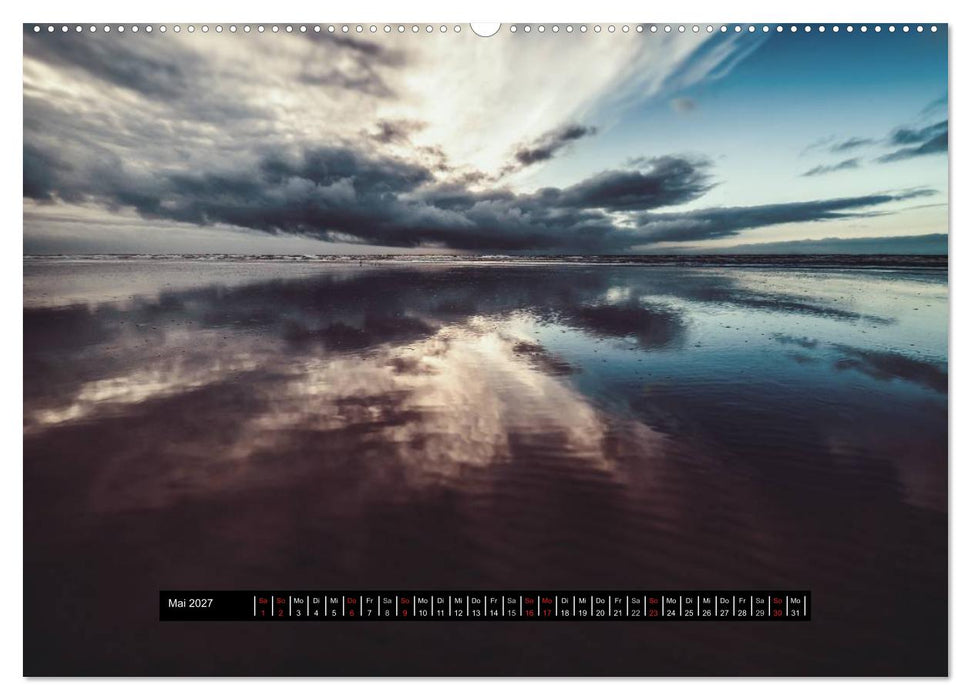Abendlicht über der Nordsee (CALVENDO Wandkalender 2027)