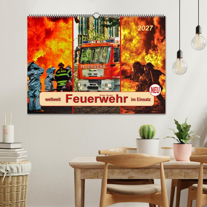 Feuerwehr - weltweit im Einsatz (CALVENDO Wandkalender 2027)