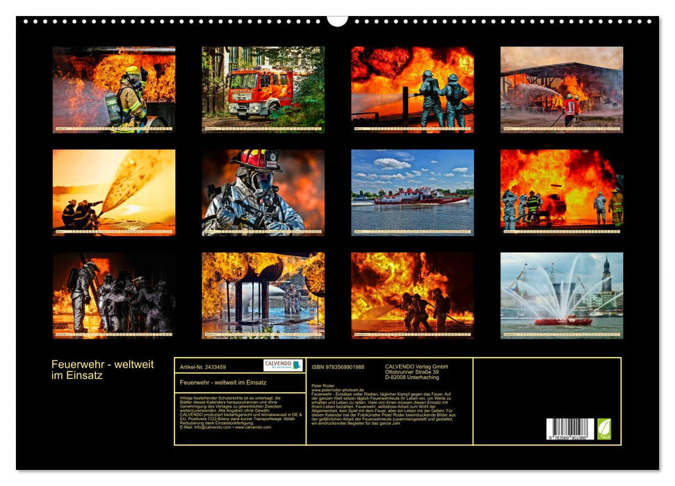 Feuerwehr - weltweit im Einsatz (CALVENDO Wandkalender 2027)