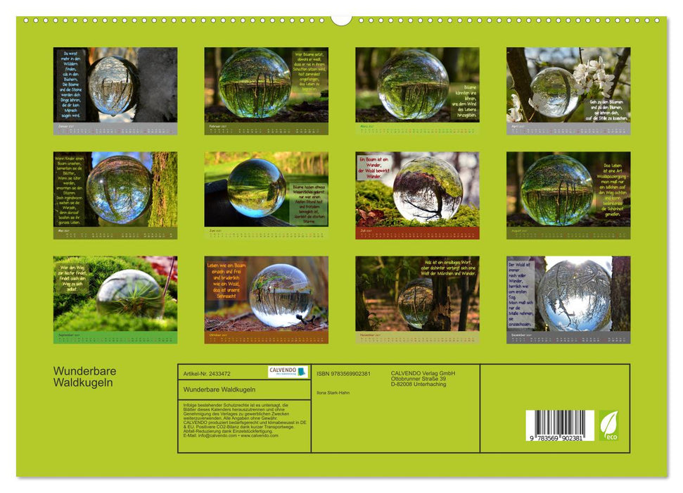 Wunderbare Waldkugeln (CALVENDO Premium Wandkalender 2027)