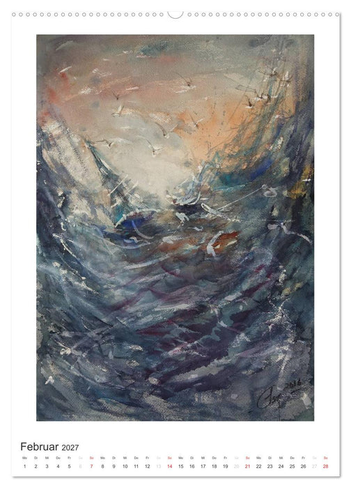 Ein Hauch von Impressionismus – Aquarelle von Isolde Gänesch (CALVENDO Wandkalender 2027)
