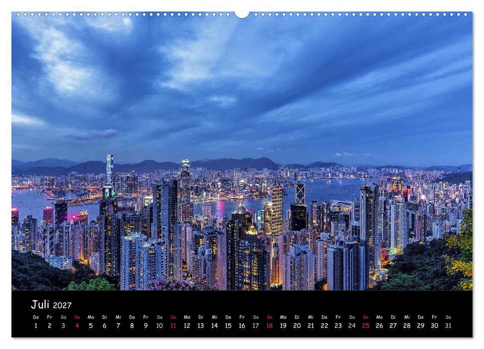 Leuchtende Städte (CALVENDO Premium Wandkalender 2027)