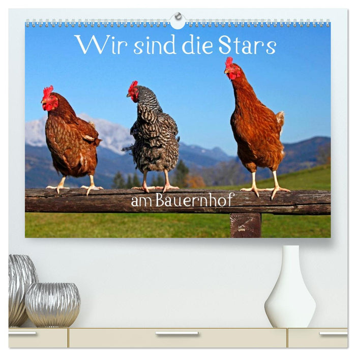 Wir sind die Stars am Bauernhof (CALVENDO Premium Wandkalender 2027)