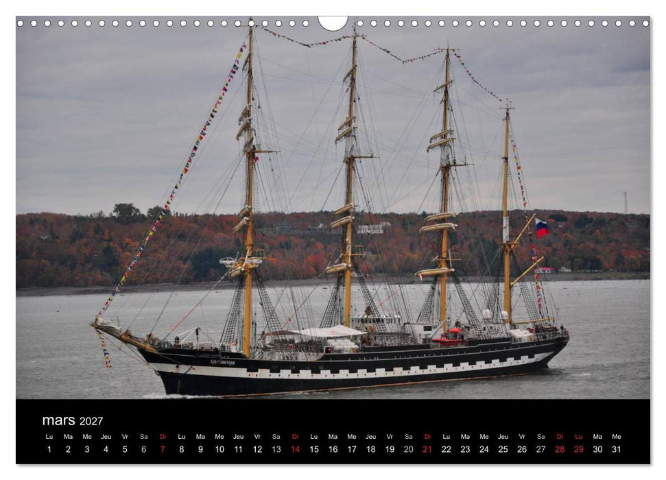 Navires du Saint-Laurent (CALVENDO Calendrier mensuel 2027)