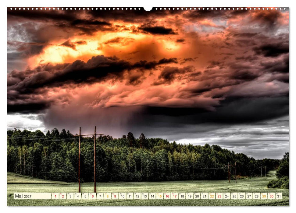 Gewaltige Natur - bedrohlich und schön (CALVENDO Wandkalender 2027)