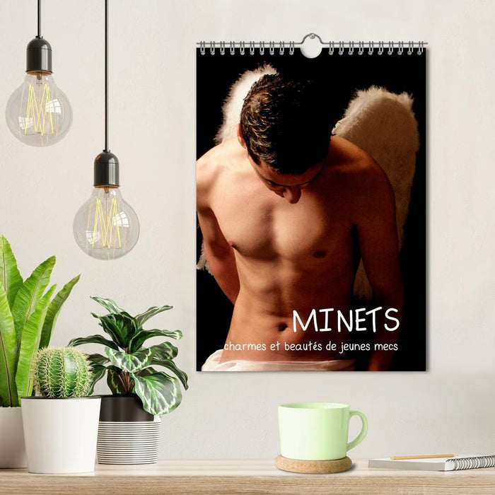 Minets, charmes et beautés de jeunes mecs (CALVENDO Calendrier mensuel 2027)