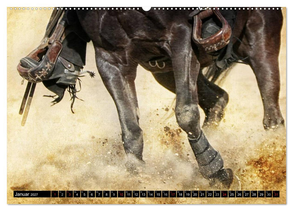 Western und Pferde (CALVENDO Wandkalender 2027)