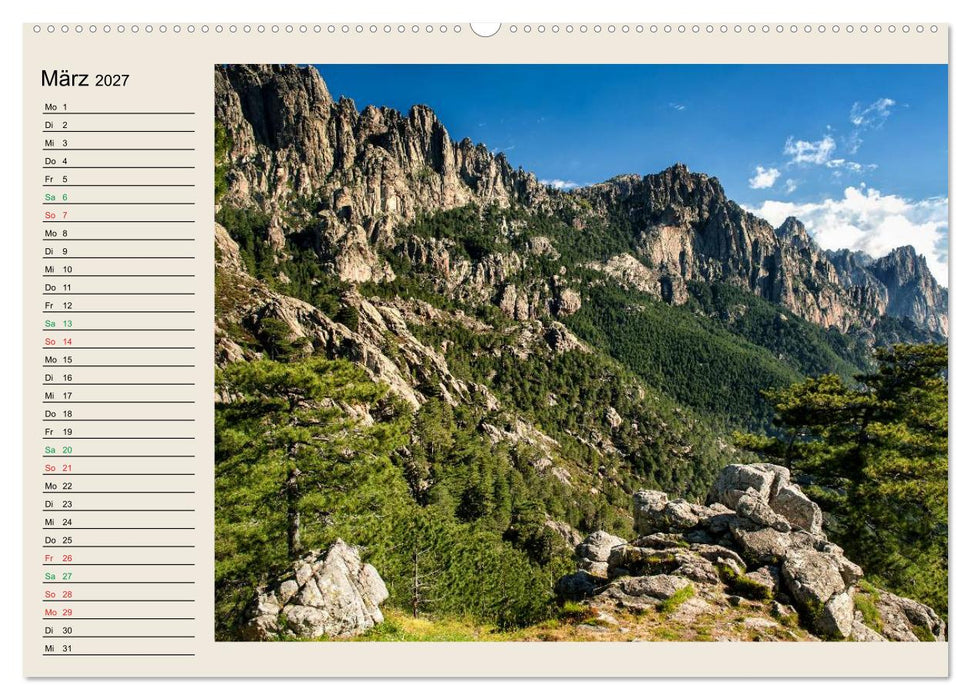 Korsika 2027 (CALVENDO Wandkalender 2027)