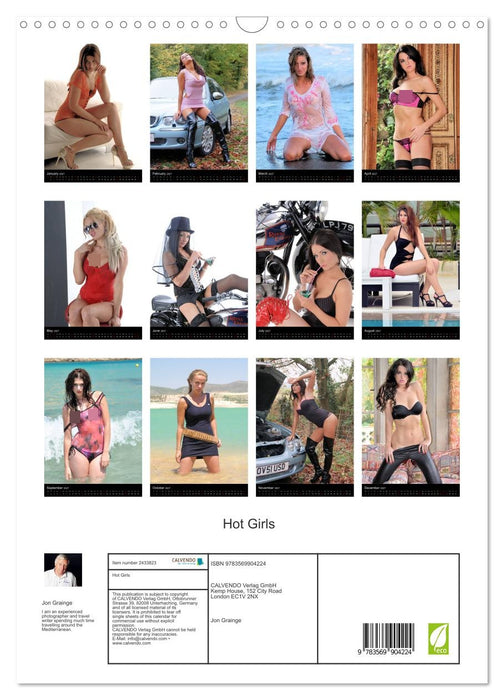 Hot Girls (CALVENDO Monthly Calendar 2027)