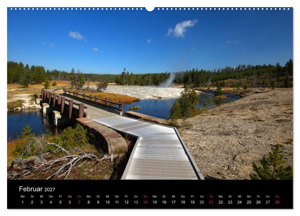 Yellowstone Impressionen (CALVENDO Premium Wandkalender 2027)