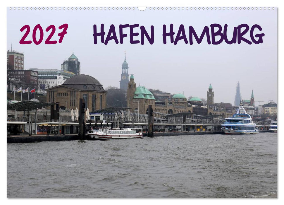 Hafen Hamburg 2027 (CALVENDO Wandkalender 2027)
