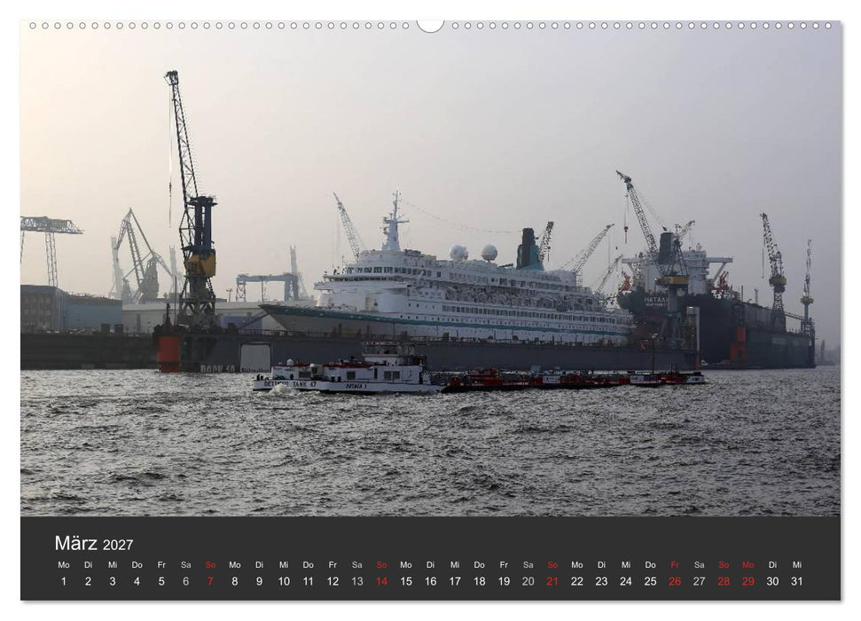 Hafen Hamburg 2027 (CALVENDO Wandkalender 2027)