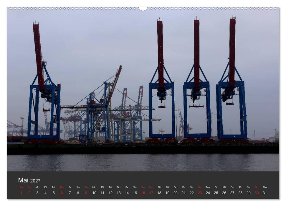 Hafen Hamburg 2027 (CALVENDO Wandkalender 2027)