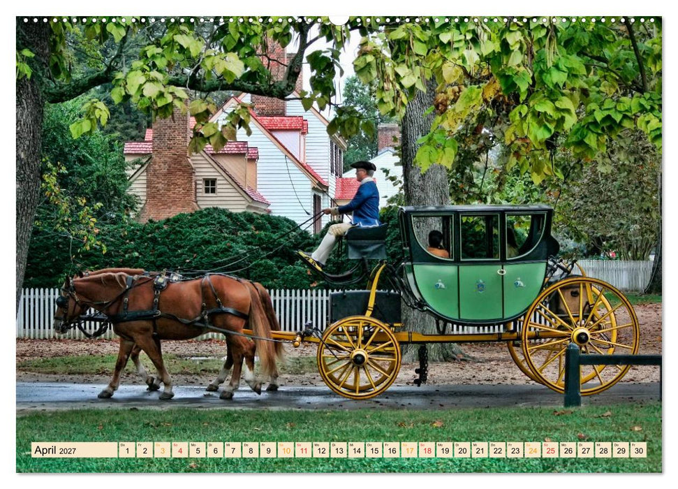 Pferdekutschen - Vorgänger des Automobils (CALVENDO Wandkalender 2027)