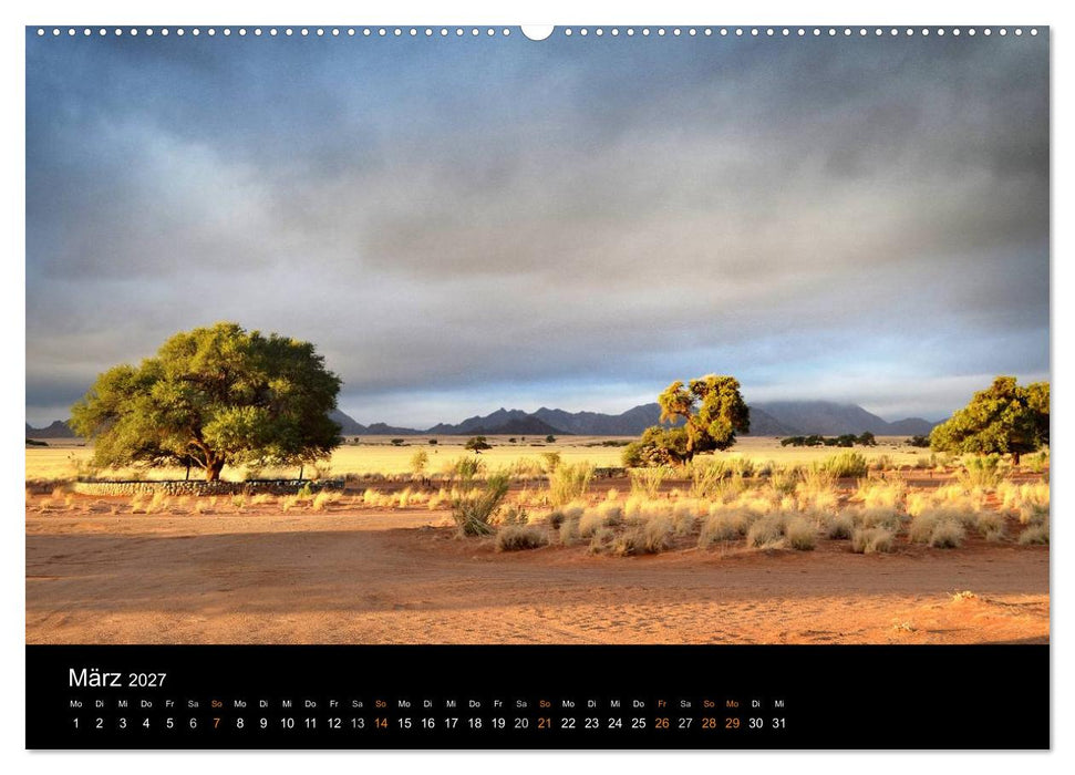 Namibia: Ein Traum von sanftem Licht und unendlicher Weite (CALVENDO Wandkalender 2027)
