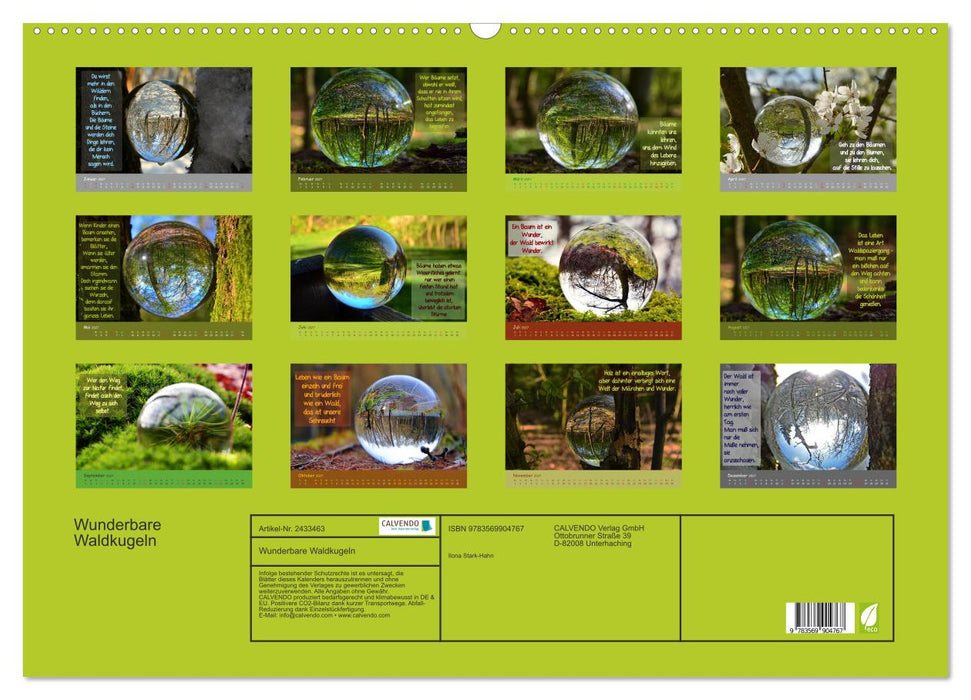 Wunderbare Waldkugeln (CALVENDO Wandkalender 2027)