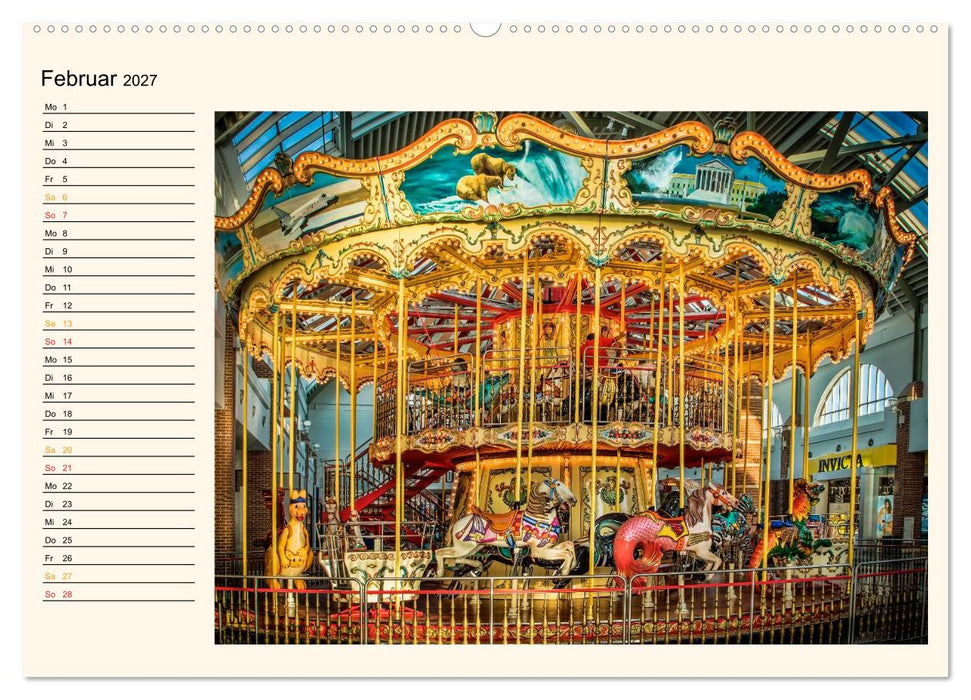Karussell - Nostalgie (CALVENDO Premium Wandkalender 2027)