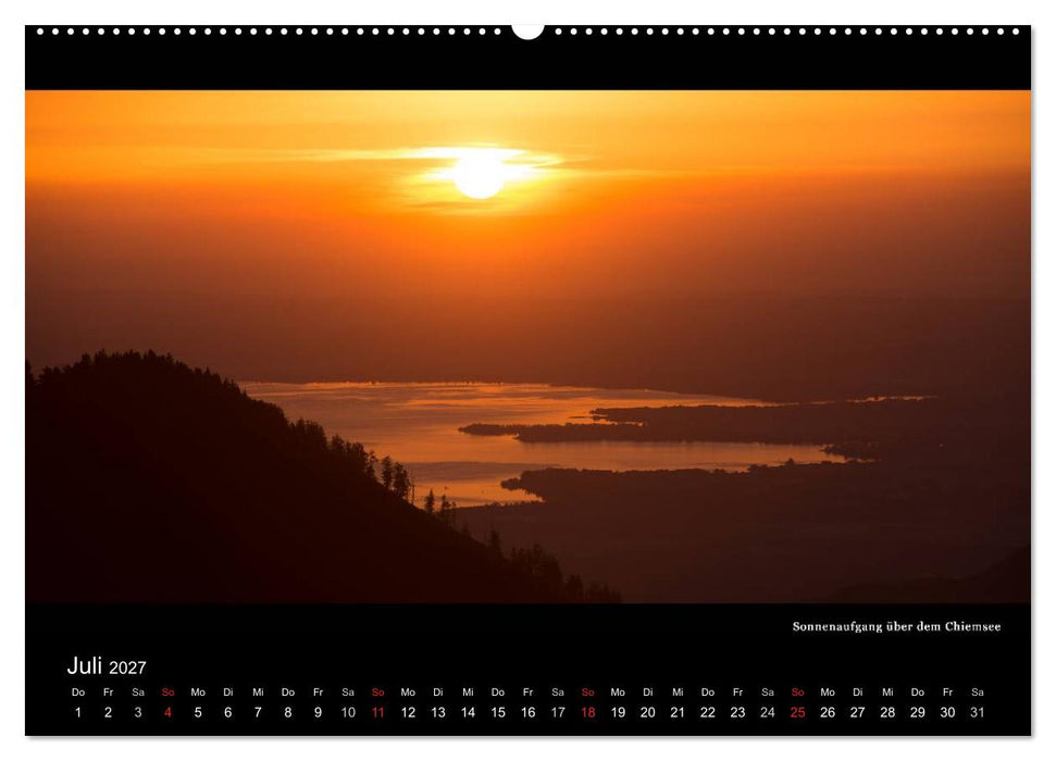Unterwegs auf dem Maximiliansweg (CALVENDO Premium Wandkalender 2027)