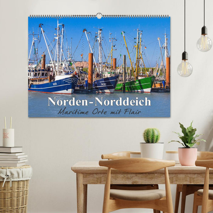 Norden-Norddeich. Maritime Orte mit Flair (CALVENDO Wandkalender 2027)