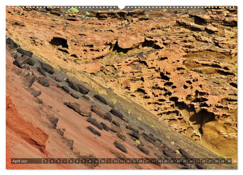 Lanzarote. Wunderwelt der Feuerberge (CALVENDO Premium Wandkalender 2027)