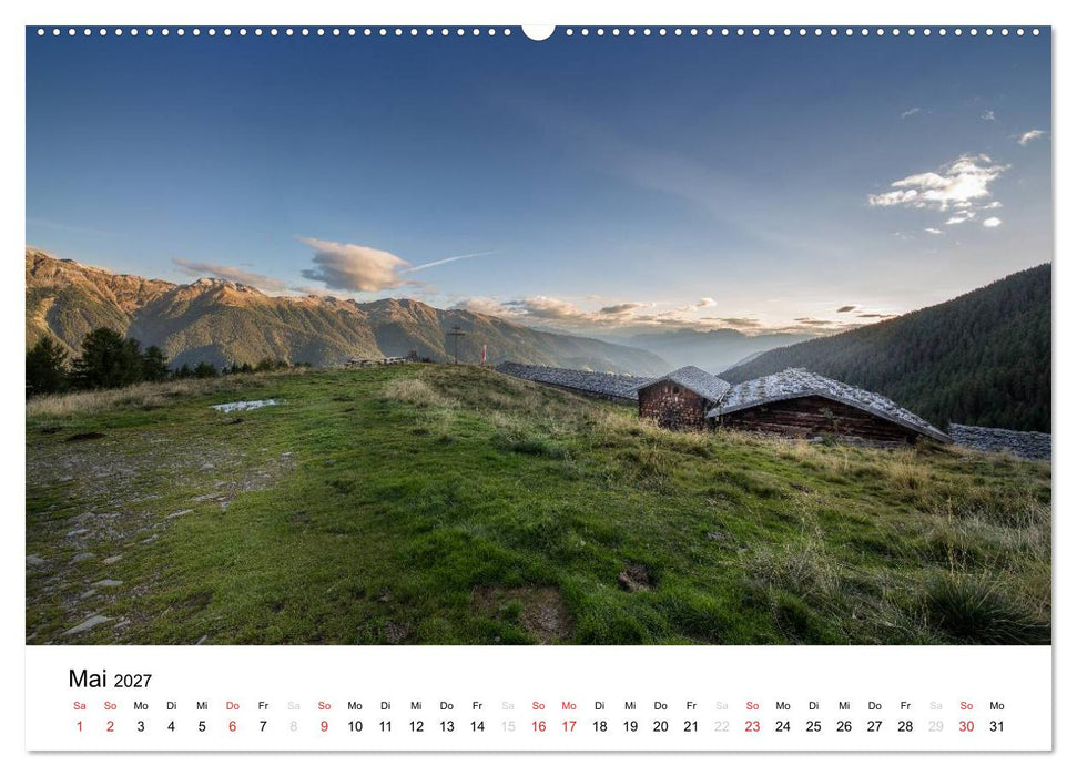 Almen im Ultental (CALVENDO Wandkalender 2027)