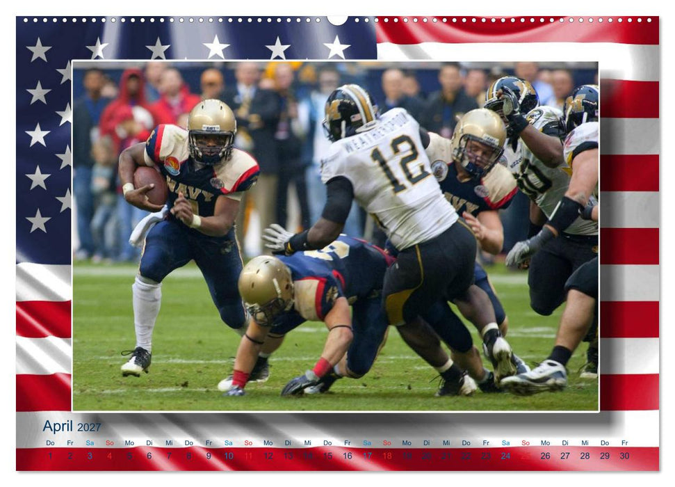 American Football - Kickoff (CALVENDO Premium Wandkalender 2027)