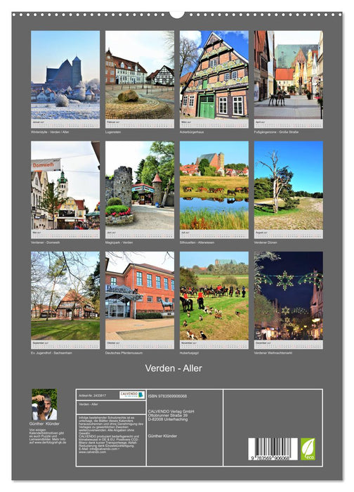 Verden - Aller (CALVENDO Premium Wandkalender 2027)